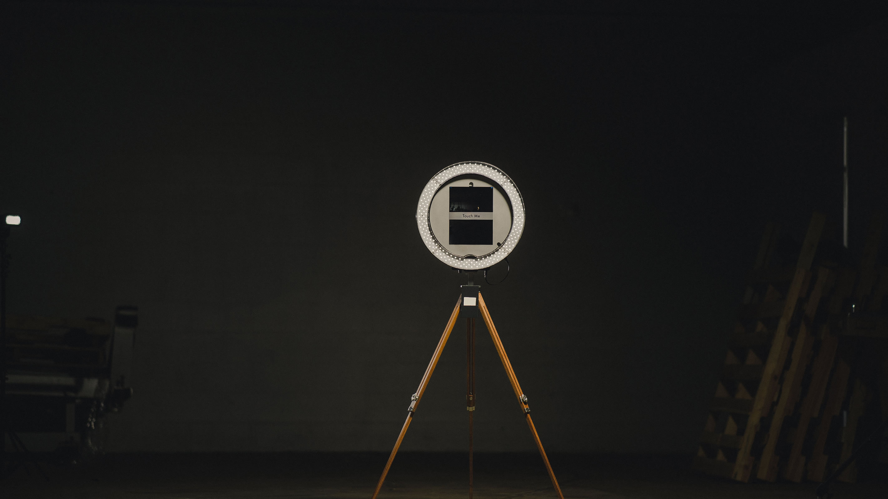 GIFIT animated GIF photo booth set up at an event